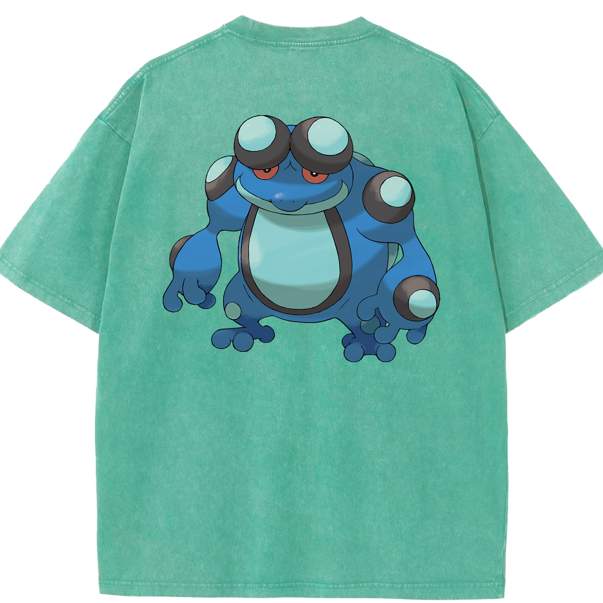 （画像用） ポケットモンスター Pokémon 綿100% ヴィンテージ風 半袖Tシャツ（背面プリント）